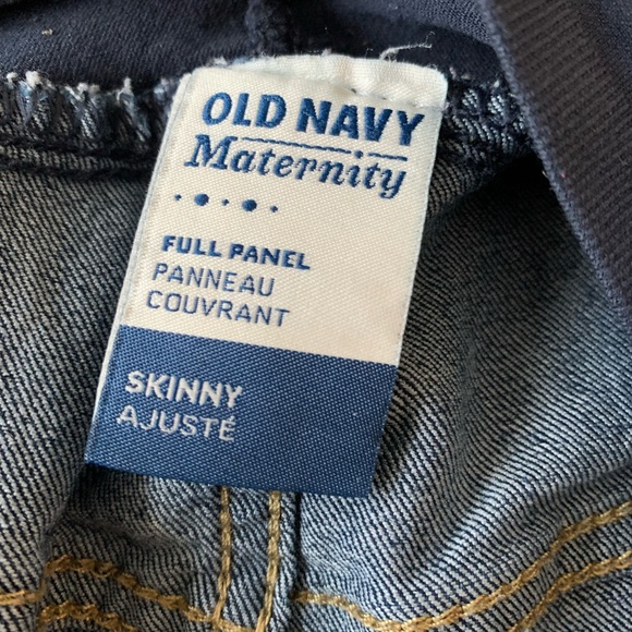 old navy maternity full panel skinny jeans - Picture 7 of 8